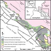 First thumbnail for: Late Devonian Carbonate Margins and Foreslopes of ...