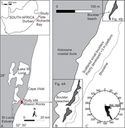 First thumbnail for: Longshore Size Grading On A Boulder Beach