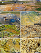 Third thumbnail for: Modern Travertine Precipitation At LÝsuhÓll Hot Sp...