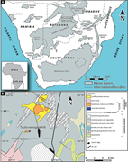 First thumbnail for: The nonglacial diamictite of Toutswemogala Hill (l...