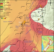 First thumbnail for: Diagenesis and burial history modeling of heteroge...