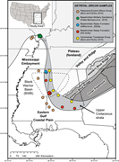 Second thumbnail for: Late Cretaceous sediment provenance in the eastern...