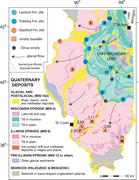 First thumbnail for: Provenance of middle to late Pleistocene tills in ...