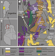 Second thumbnail for: Multiproxy provenance analyses in the Devonian Vil...
