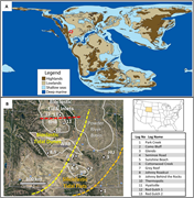 First thumbnail for: Subtidal to intertidal deposits in a mixed clastic...
