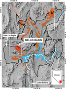 First thumbnail for: A Pliocene lacustrine system in the Nellis basin, ...
