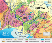 Third thumbnail for: Anatomy of Niger and Benue river sediments from cl...