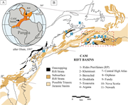 Second thumbnail for: Evaporites and red beds of a syn-rift Atlantic ser...